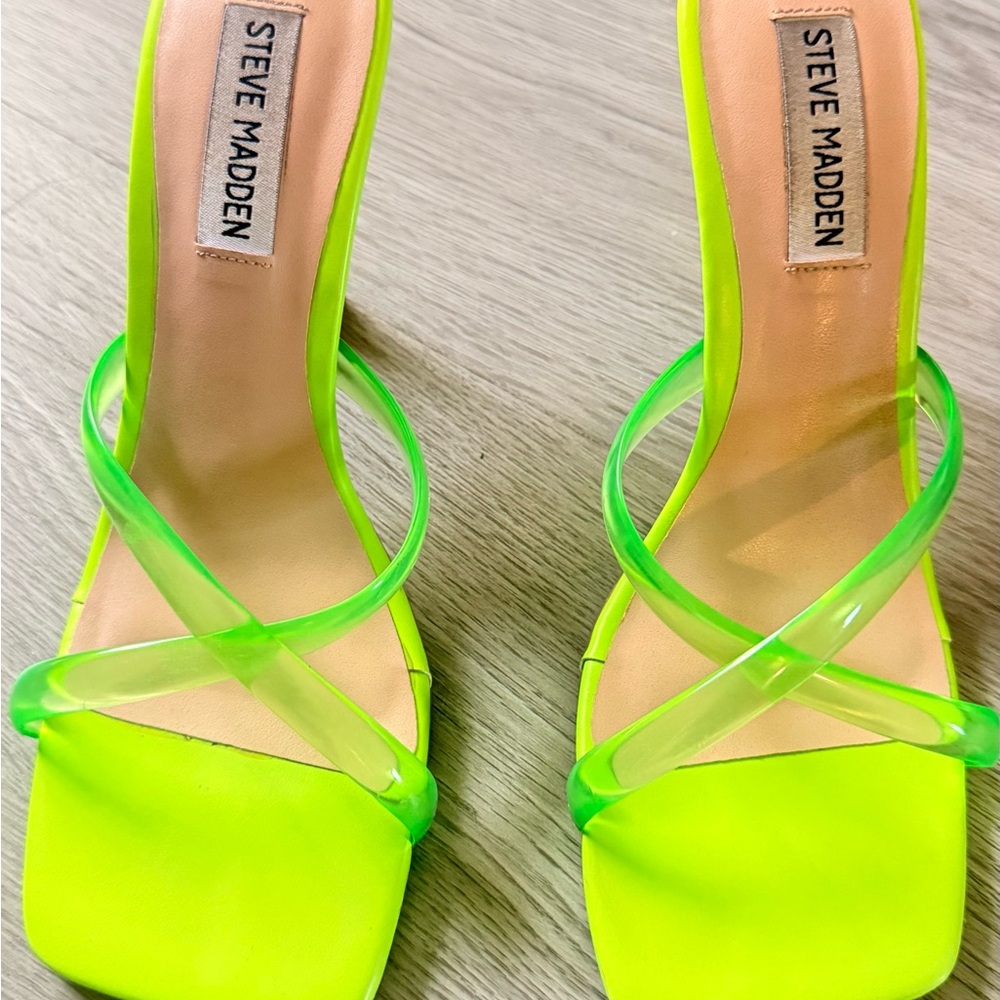 Steve Madden Lime Green Heels